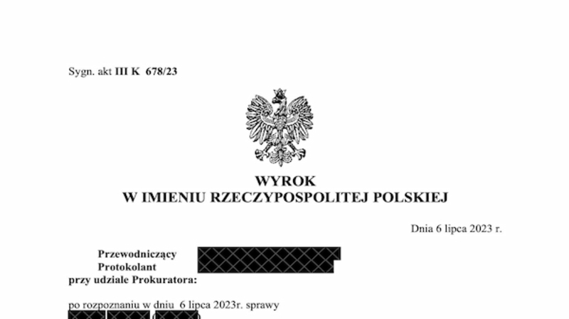 Jazda pod wpływem alkoholu. Wynik badania: 0,28 mg/dm3